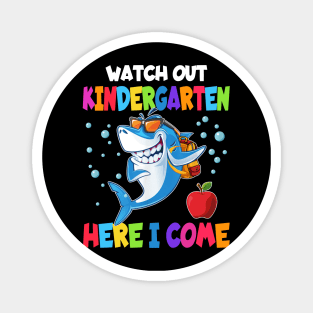 Watch Out Kindergarten Here I Come Dabbing Shark- Back To School Magnet